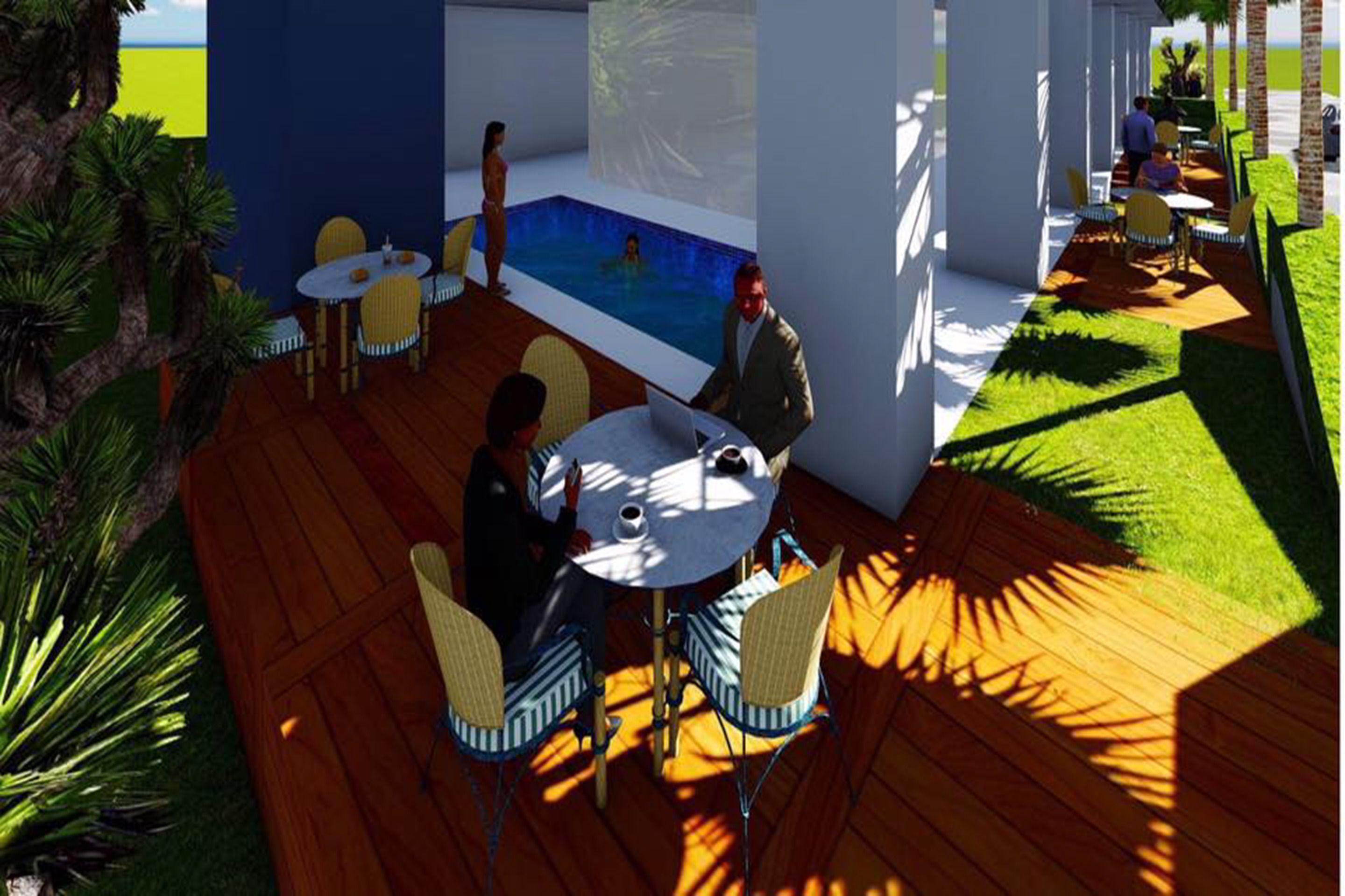 Lobby sitting area