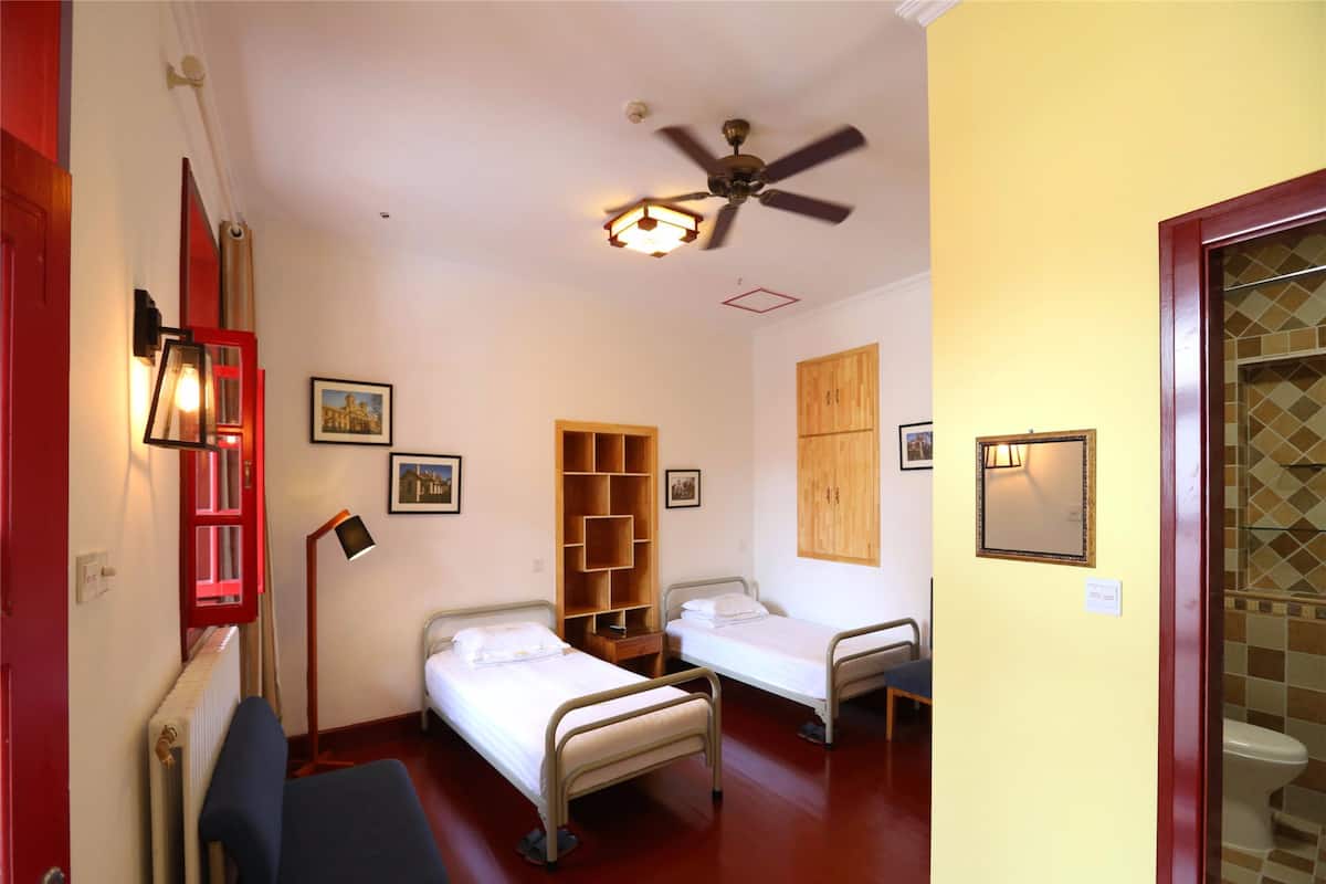 Chambre Standard avec lits jumeaux | Bureau, rideaux occultants, chambres insonorisées, Wi-Fi gratuit