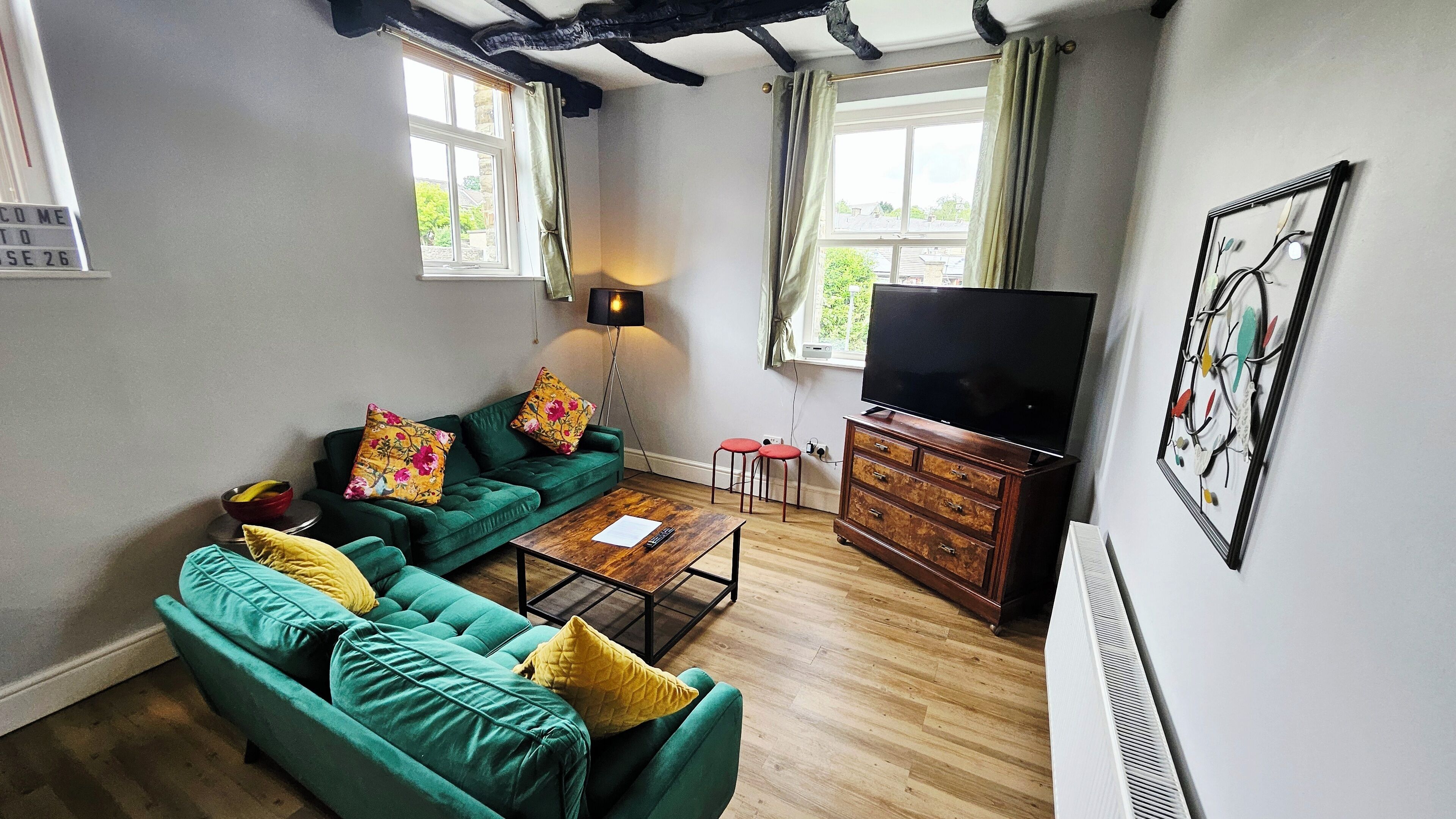 memory-foam beds, individually furnished, iron/ironing board, free wifi