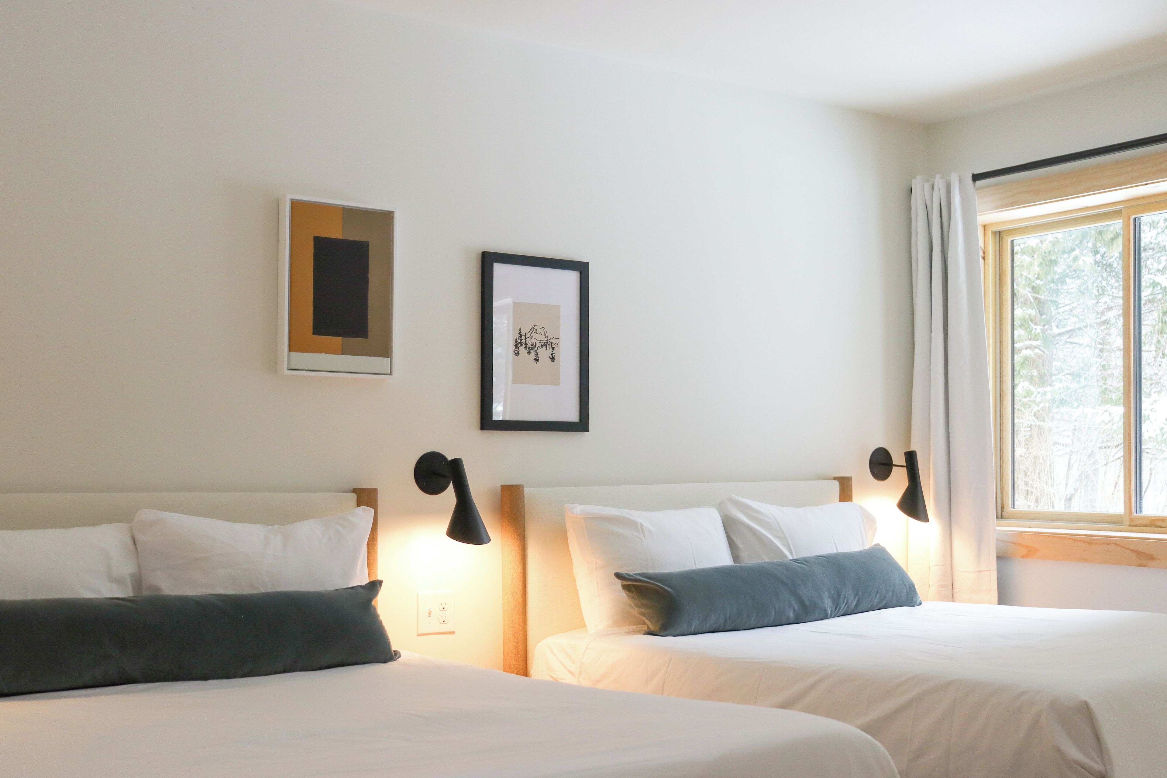 Premium kamer, 2 tweepersoonsbedden, uitzicht op resort | Lakens van Egyptisch katoen, luxe beddengoed, donsdekens