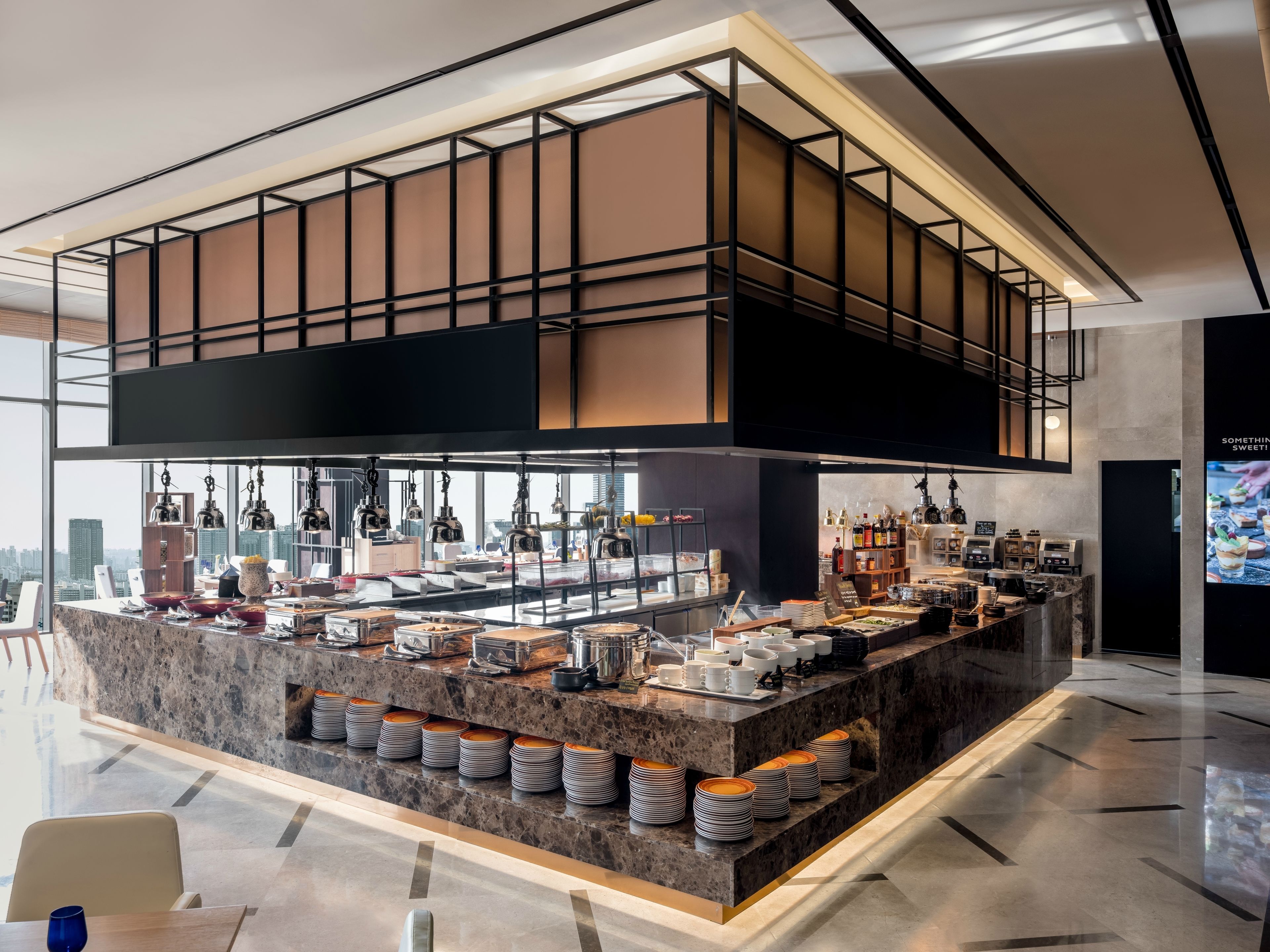 daily buffet breakfast (krw 65000 per person)