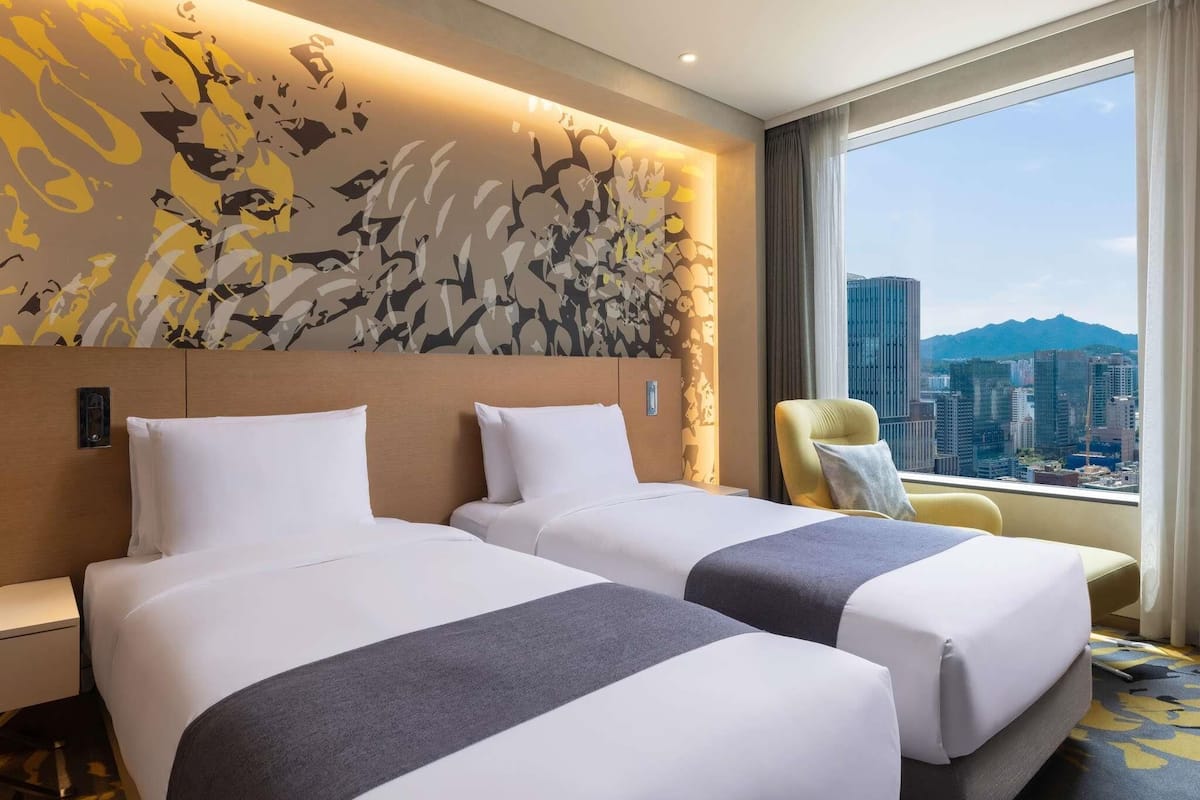 디럭스 스위트, 싱글침대 2개 | 고급 침구, 오리/거위털 이불, 객실 내 금고, 각각 다른 스타일의 인테리어