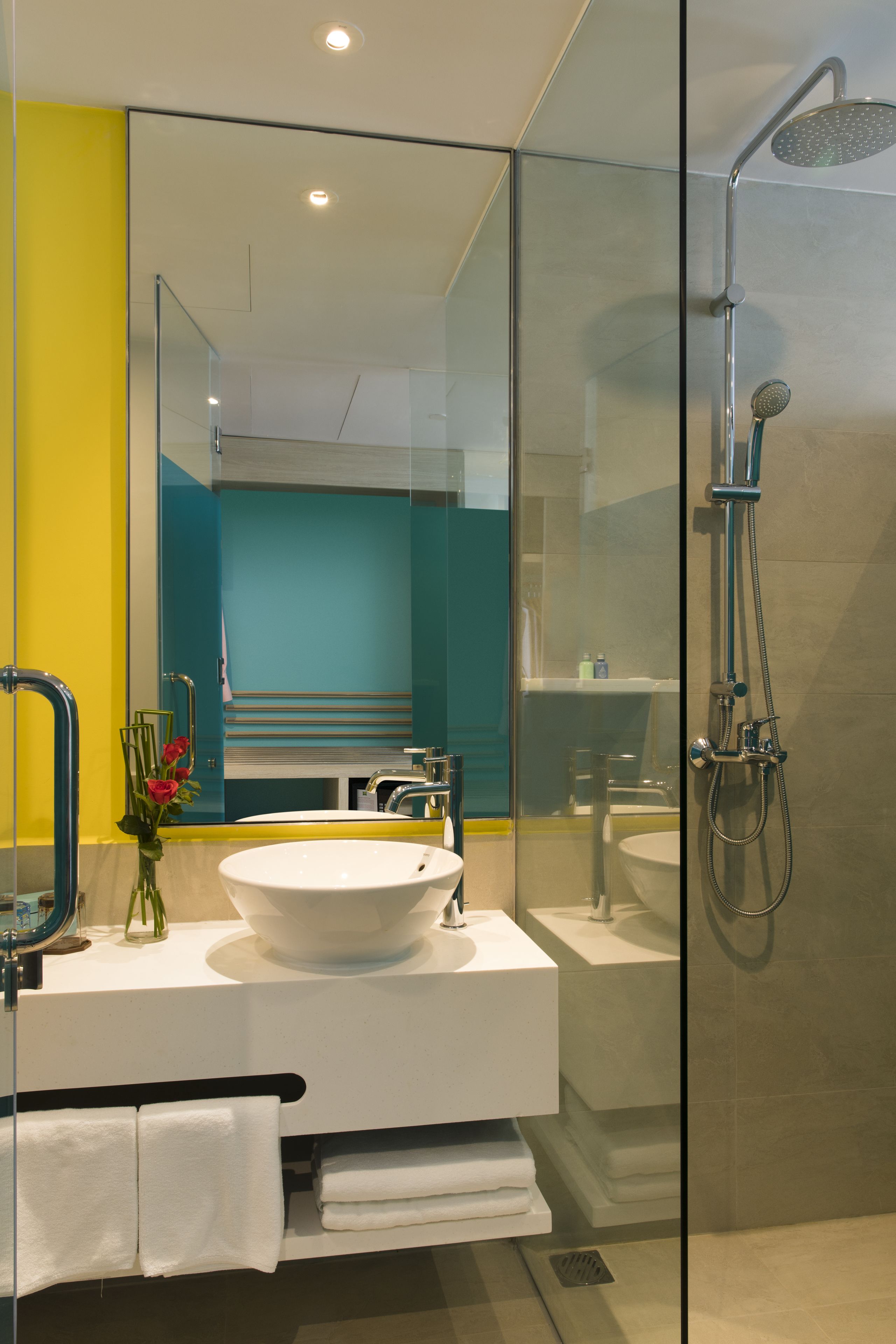 eco-friendly toiletries, hair dryer, slippers, bidet