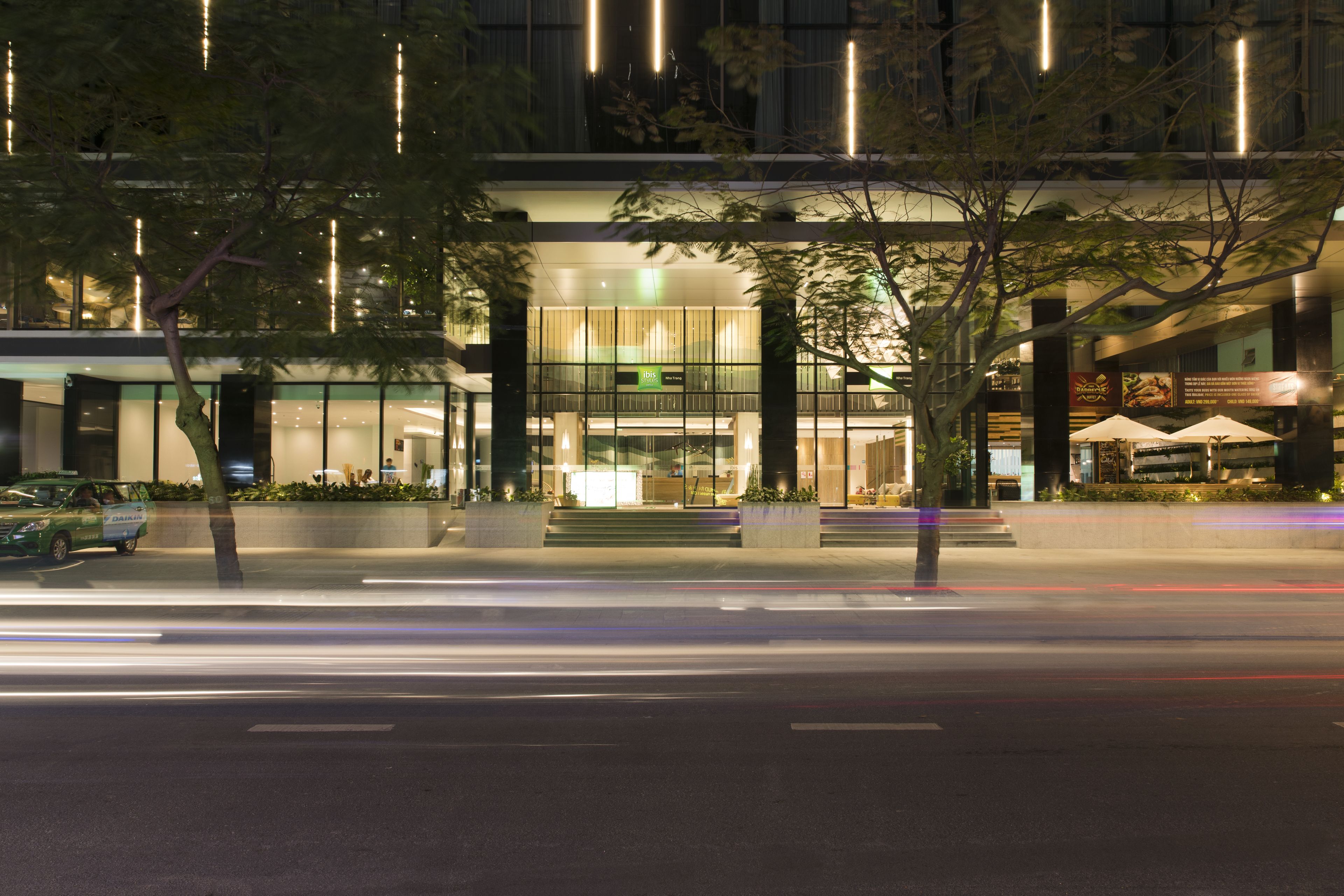 front of property – evening/night