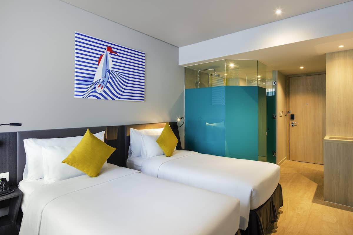 1 dormitori, roba de llit d'alta qualitat i minibar