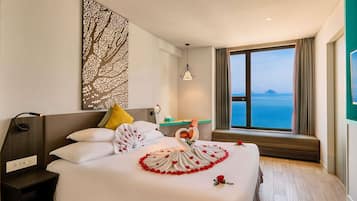 Premium bedding, minibar, in-room safe, desk