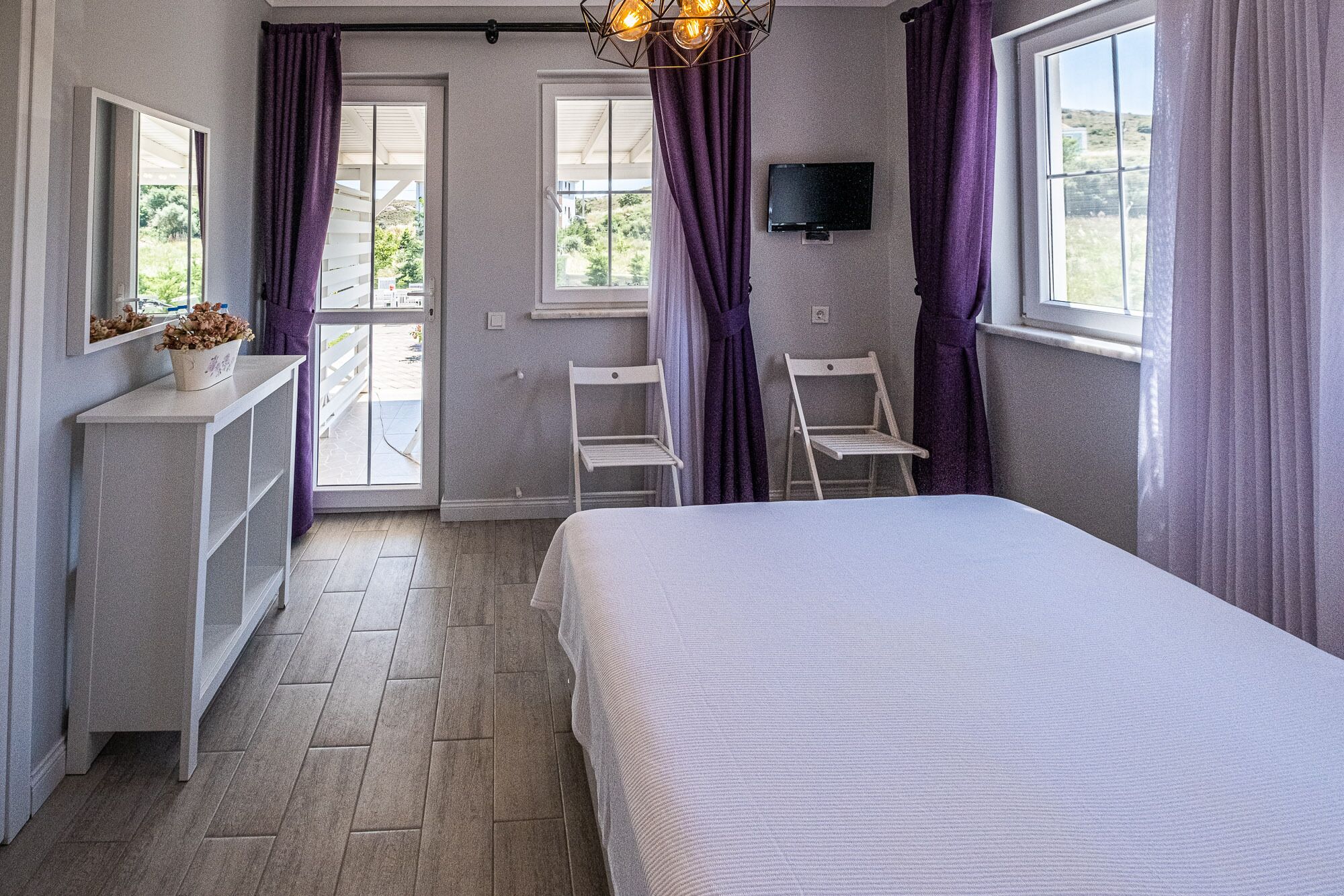 deluxe double room, patio, garden area | premium bedding, free wifi