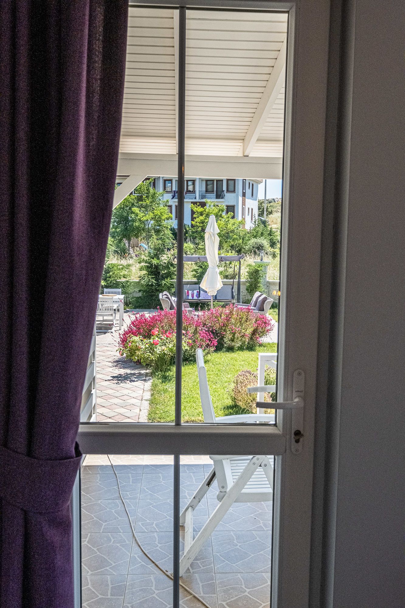 grand double room, patio, garden area | garden view