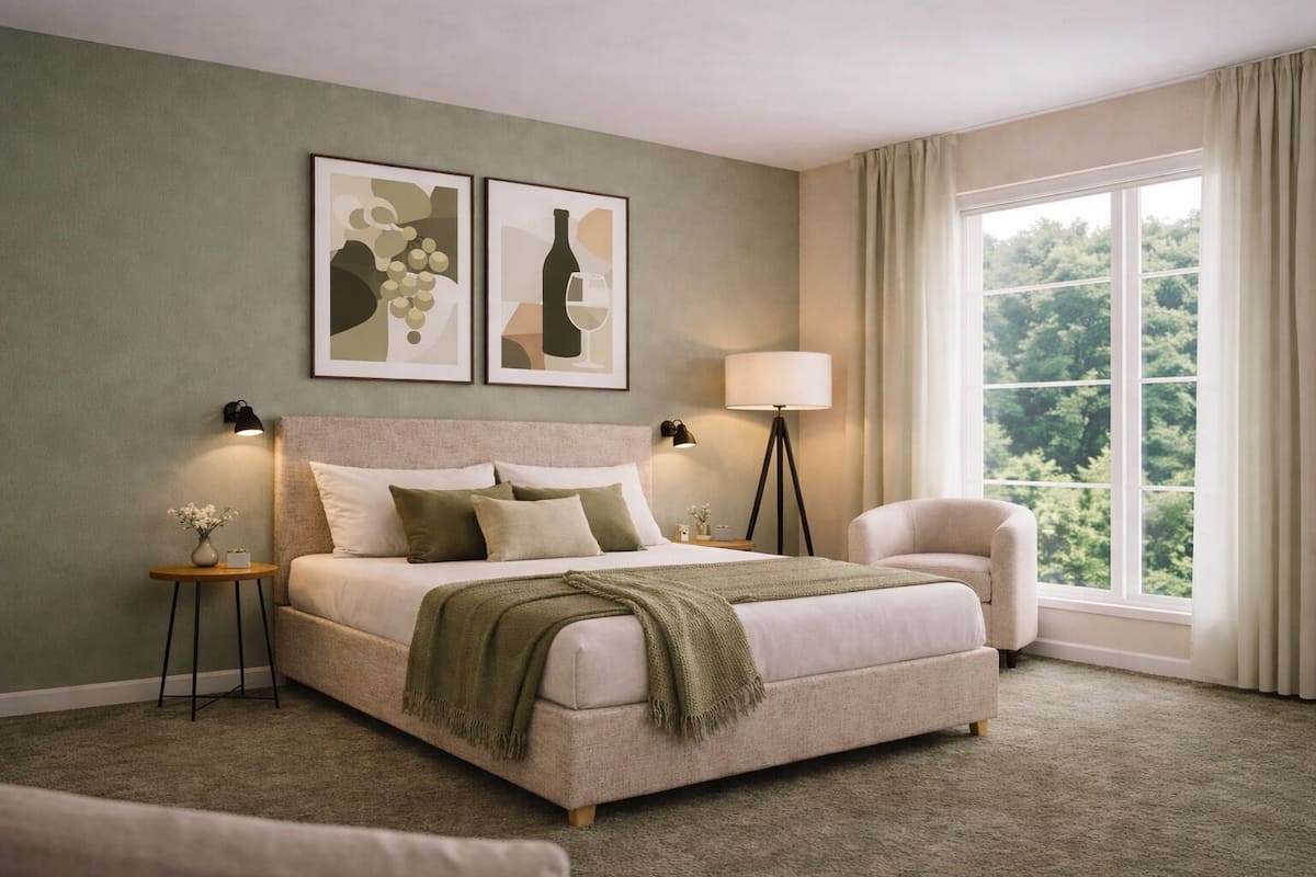 Basic Double Room | Hypo-allergenic bedding, in-room safe, desk, iron/ironing board