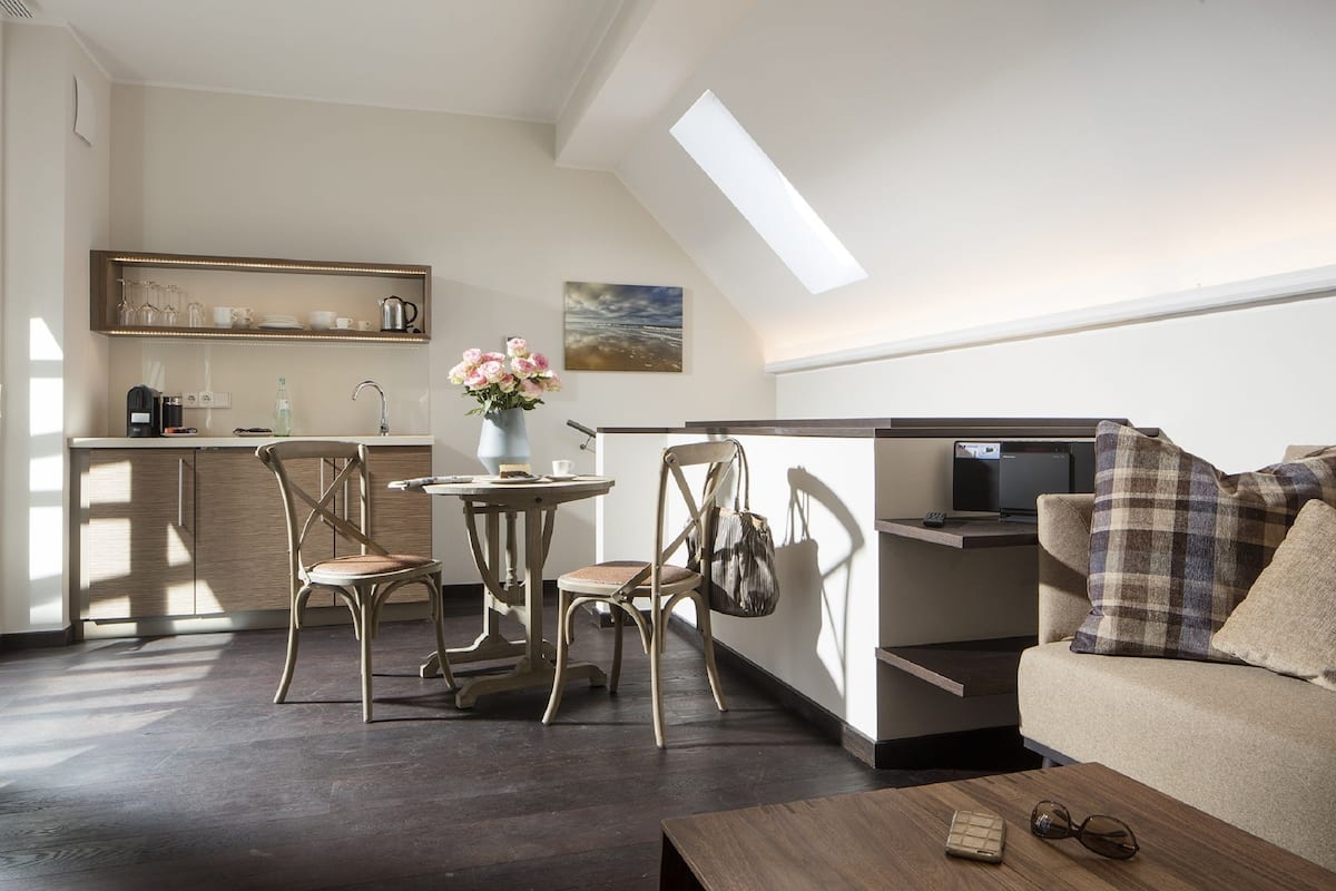 Apartamento, 1 habitación (Gartenhaus 1) | Zona de estar | Una televisión de pantalla plana