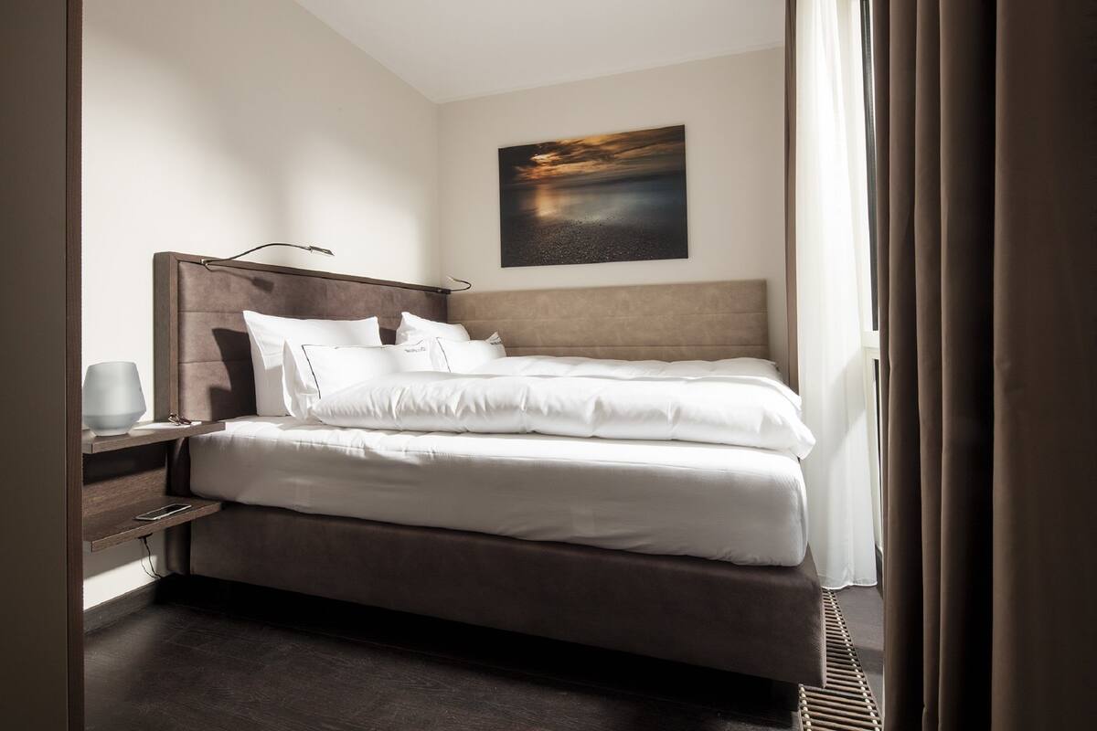 Apartamento familiar, 1 habitación (Gartenhaus 2) | Ropa de cama de alta calidad, caja fuerte, cortinas opacas