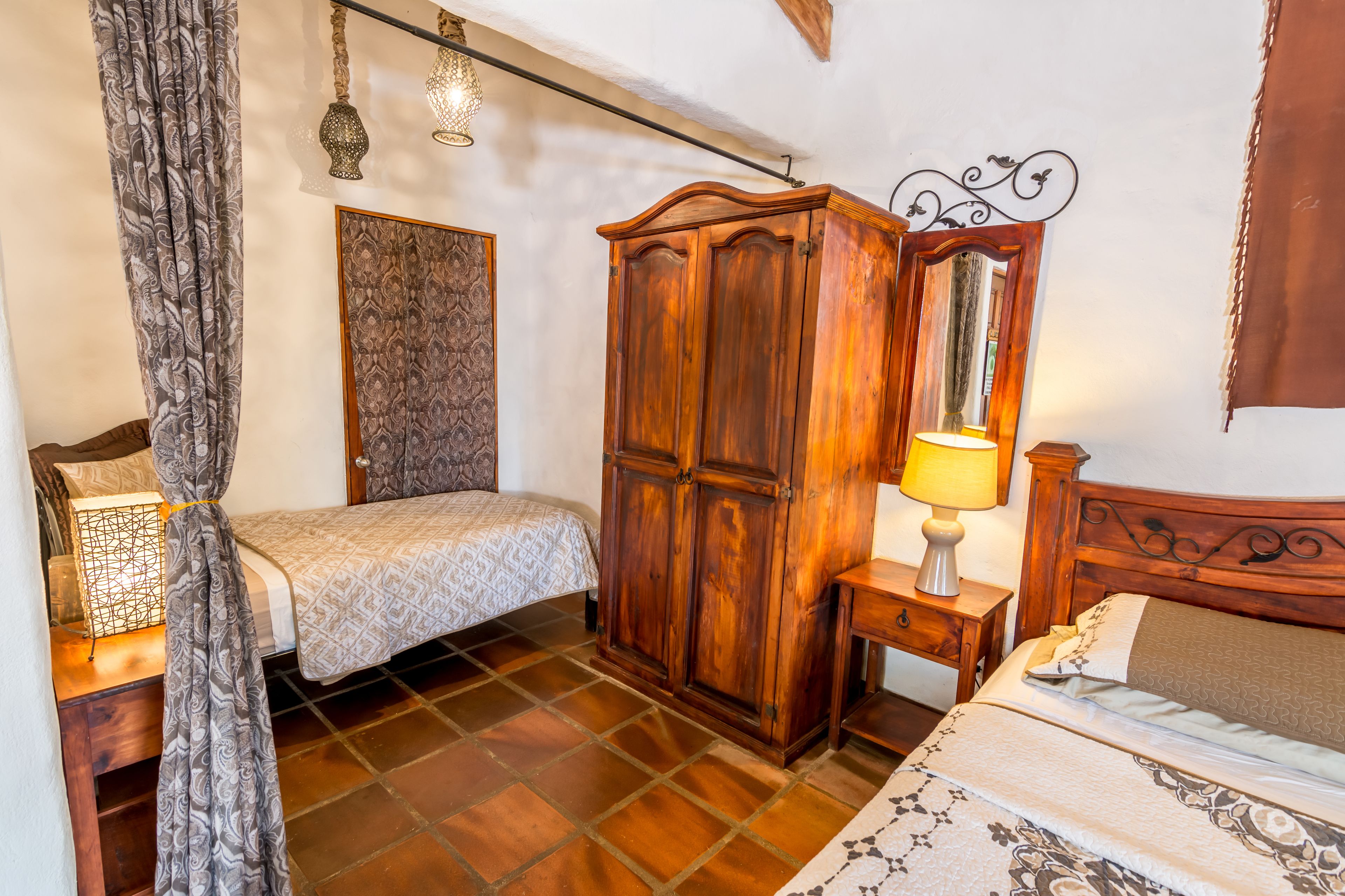 superior quadruple room | 1 bedroom, in-room safe, desk, iron/ironing board