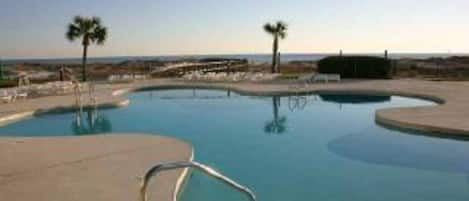 Indoor pool, outdoor pool