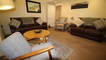 Smart TV, Netflix, DVD player, books