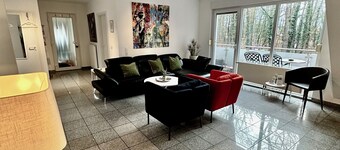 Comf. mod. Apartment -Anker-(120m2) in the middle of Steinhude, wallbox, parking lot, WLAN,