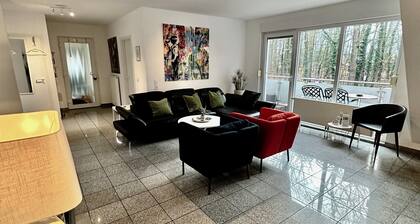 Comf. mod. Apartment -Anker-(120m2) in the middle of Steinhude, wallbox, parking lot, WLAN,