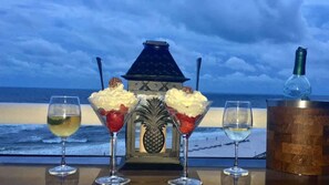 Uitzicht op strand/zee