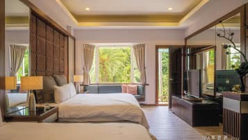 Ropa de cama de alta calidad, cubrecamas y cortinas blackout