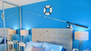 3 habitaciones, ropa de cama de alta calidad y cortinas blackout