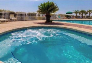 Indoor pool, outdoor pool