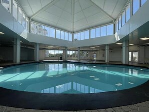 Indoor pool, outdoor pool