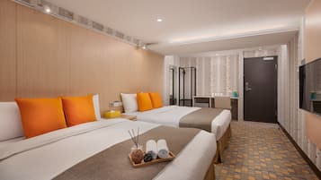 Superior Quadruple Room, 2 Double Beds, Non Smoking, No Windows | Down comforters, desk, iron/ironing board, free WiFi