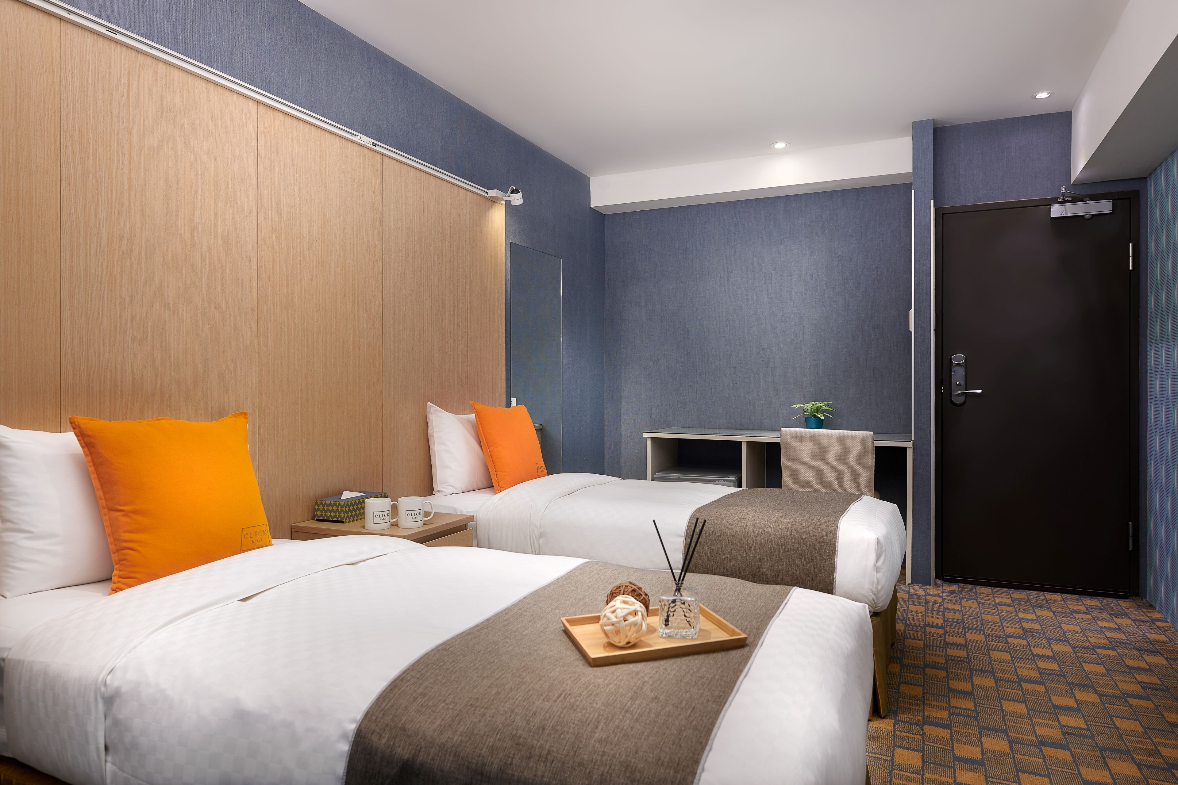 superior twin room-no window, non smoking | down duvets, desk, iron/ironing board, free wifi