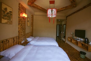 Chambre Supérieure avec lits jumeaux, balcon | Literie de qualité supérieure, rideaux occultants, chambres insonorisées