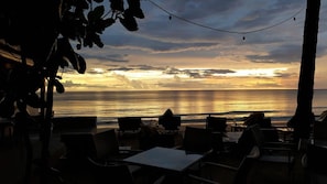 Breakfast, lunch served; local and international cuisine, beach views