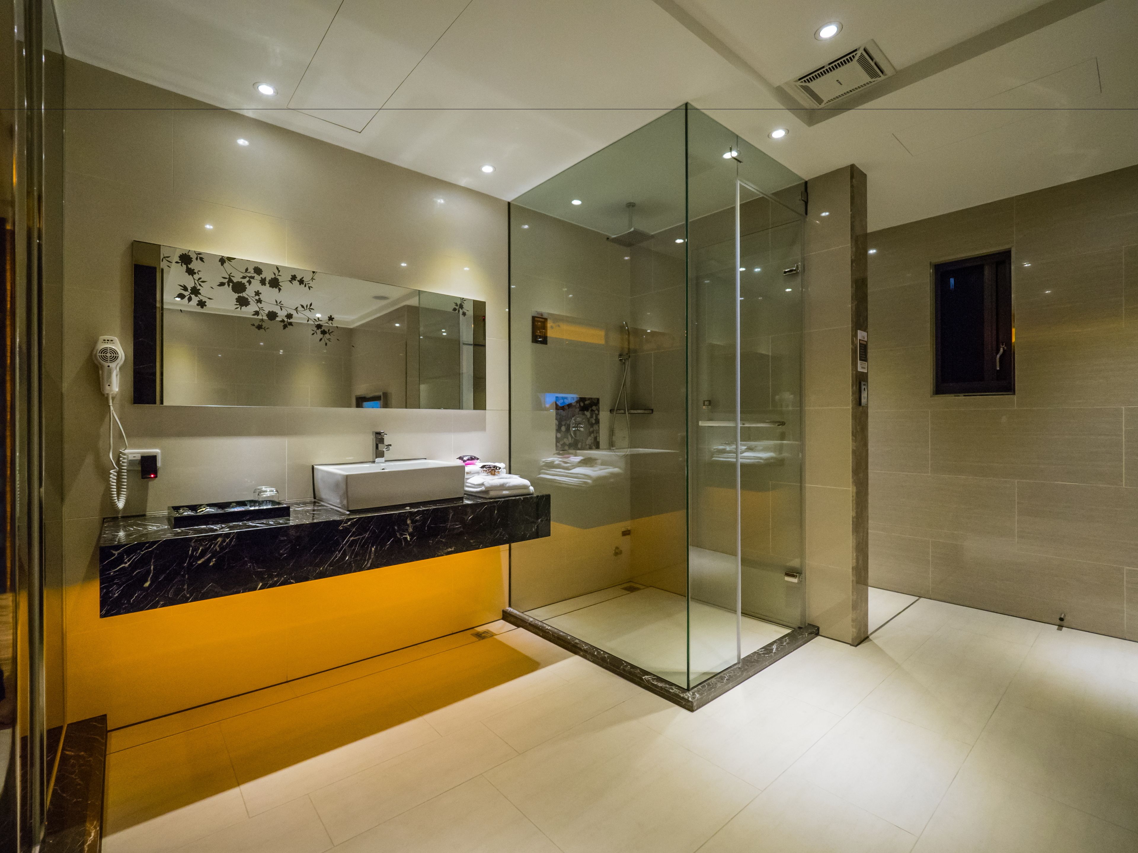 luxury double room, jetted tub | bathroom | separate bathtub and shower, jetted bath, free toiletries, hair dryer