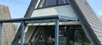 Strandnahes Ferienhaus mit Terrassenüberdachung; Glasfaser; Garten; Pp am Haus