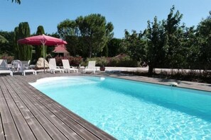 Outdoor pool - Heart of Provence - 130sqm - Private Pool - Air conditioning (Saint-Andiol)