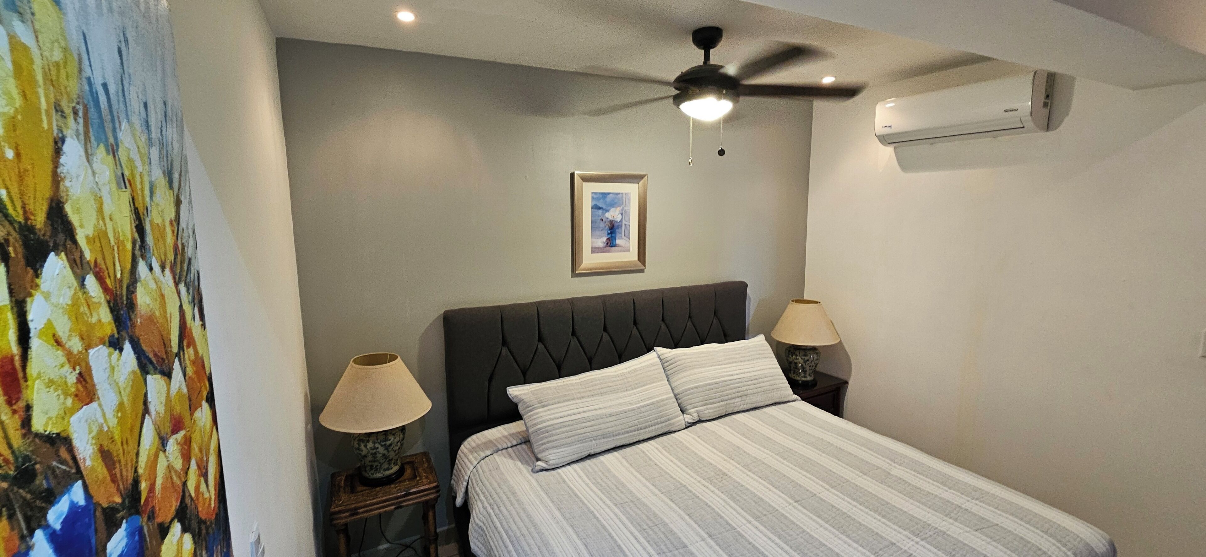 1 bedroom, iron/ironing board, travel crib, free WiFi