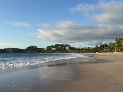 Ocean view and in heart of Playa Flamingo. Two blocks to two different beaches.
