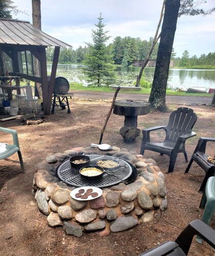 Boulder Junction Mökit kauniilla Fishtrap-järvellä. Kanootti, kajakki, pyörä ja kala!