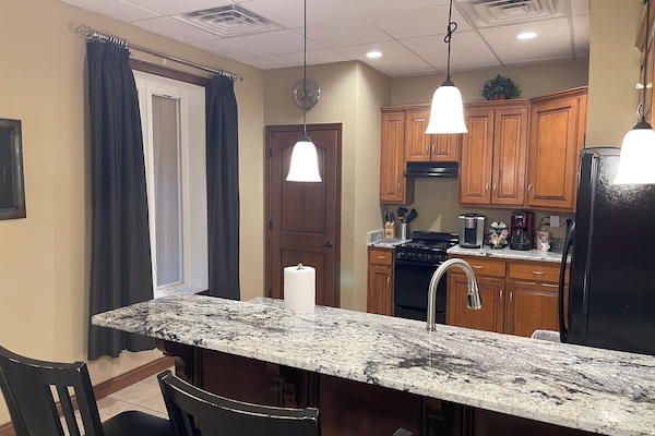 Recent remodeled kitchen and bar