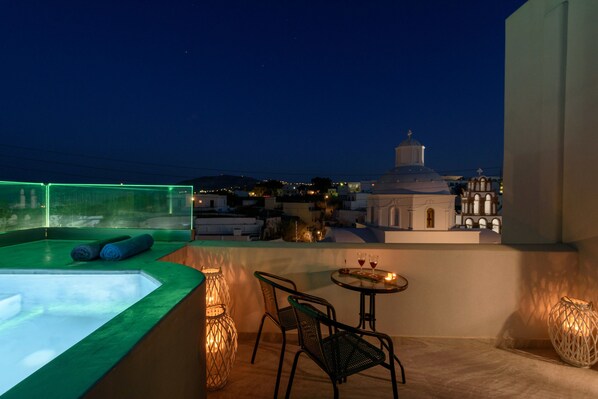 Apartment, Jetted Tub, Sea View (Amvrosia) | Terrace/patio