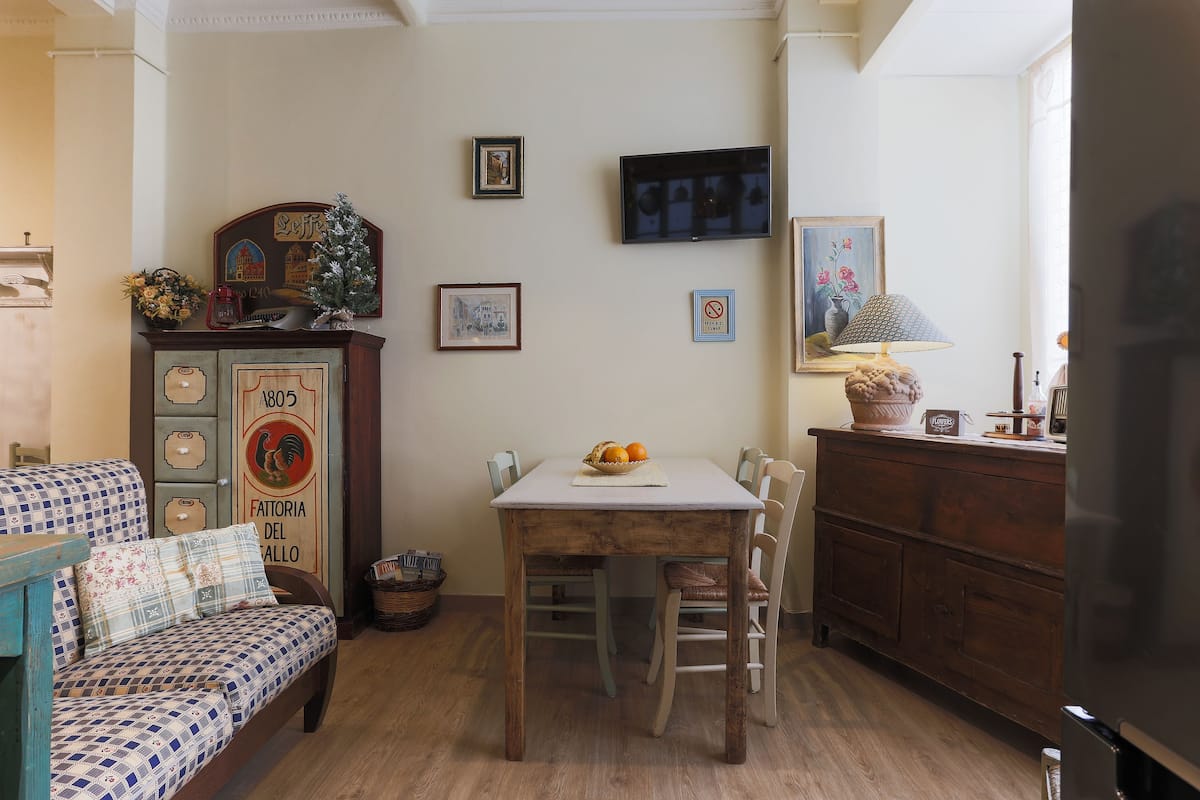 Down duvets, memory-foam beds, desk, laptop workspace