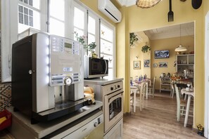 Daily buffet breakfast (EUR 8 per person)