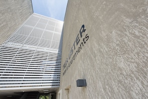 Façana frontal de l'allotjament