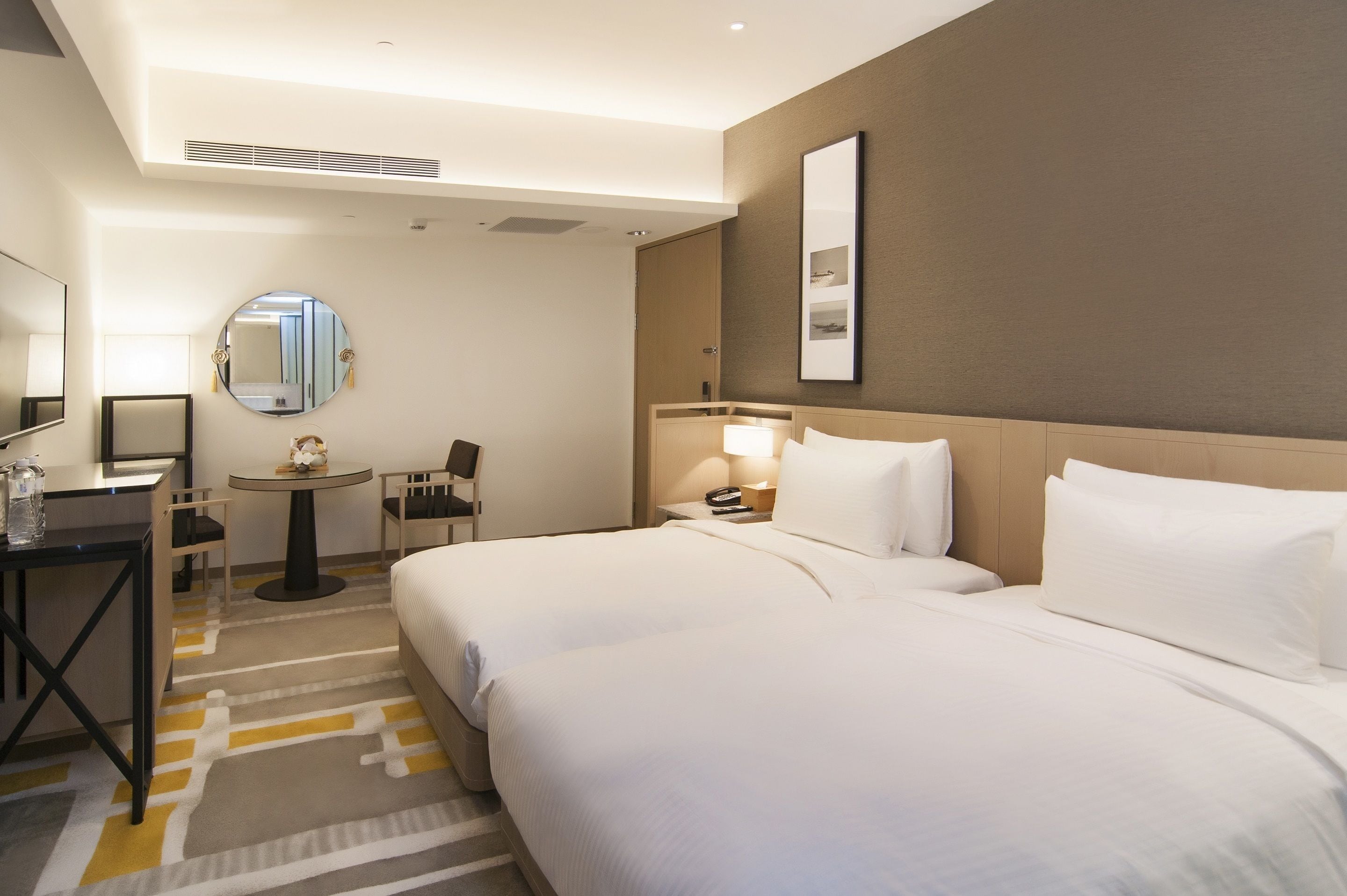 superior twin room | minibar, in-room safe, desk, blackout curtains