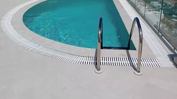 Vila Eksekutif, 1 kamar tidur, kolam renang pribadi, pemandangan laut | Teras/patio