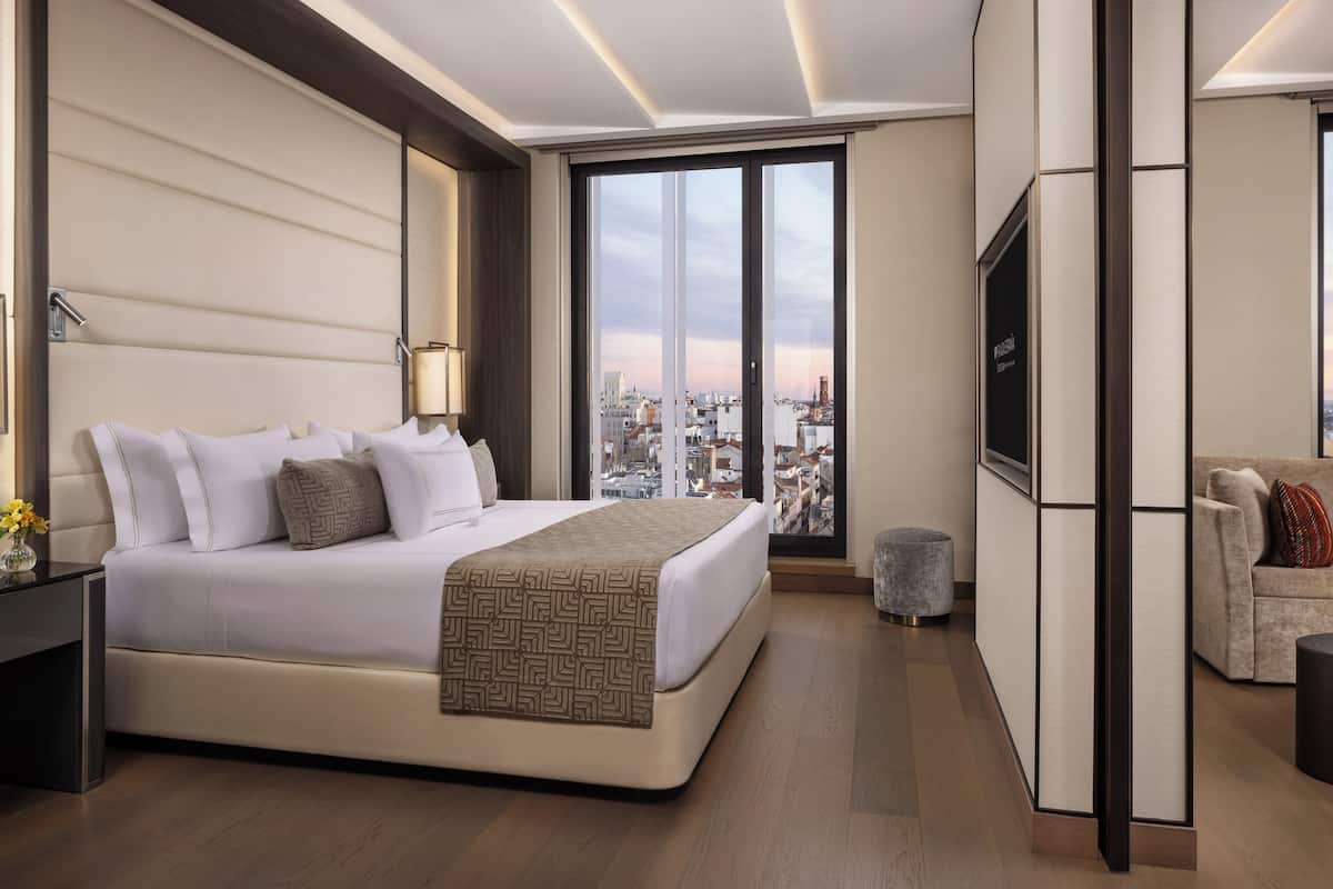 Premium bedding, down duvets, pillow-top beds, minibar