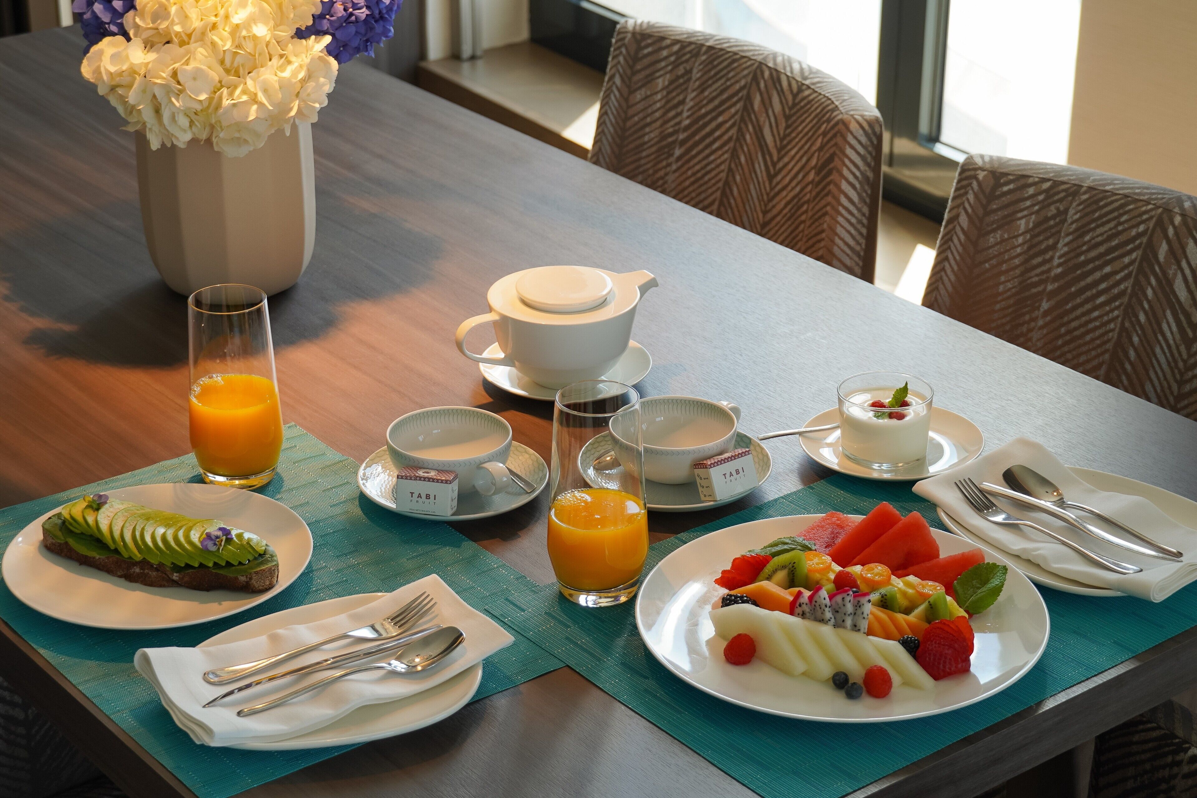 Desayuno estilo bufé