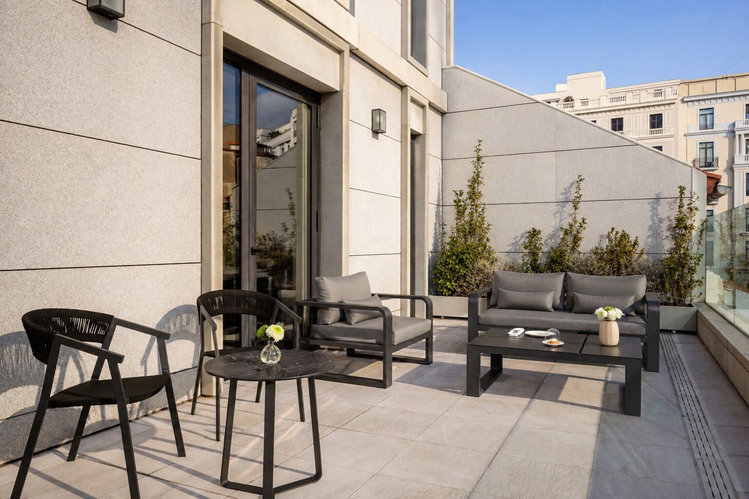 Uitzicht vanuit de kamer