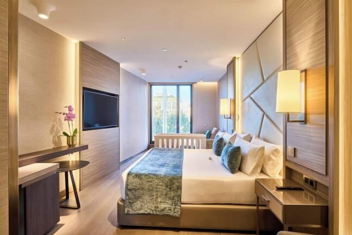 Premium bedding, down duvets, pillow-top beds, minibar