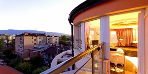 Panoramic Penthouse, 3 Bedrooms, Kitchenette, Mountain View | Balcony - Penthouse Suites (Sofia)