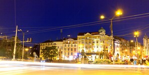 Front of property - evening/night - Penthouse Suites (Sofia)