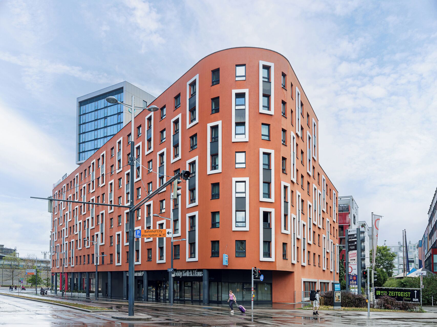 Façade de l’hébergement 