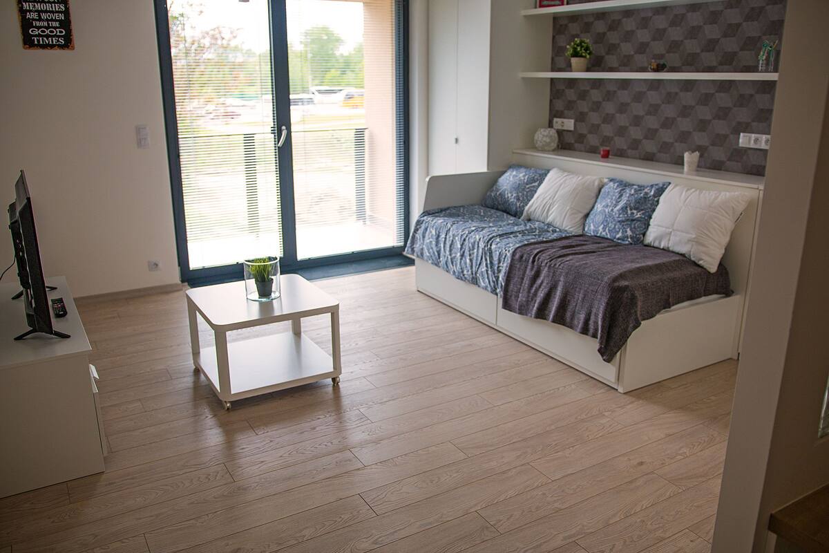 Premium Apartment, Terrace, Courtyard View | Living area | Smart TV, Netflix